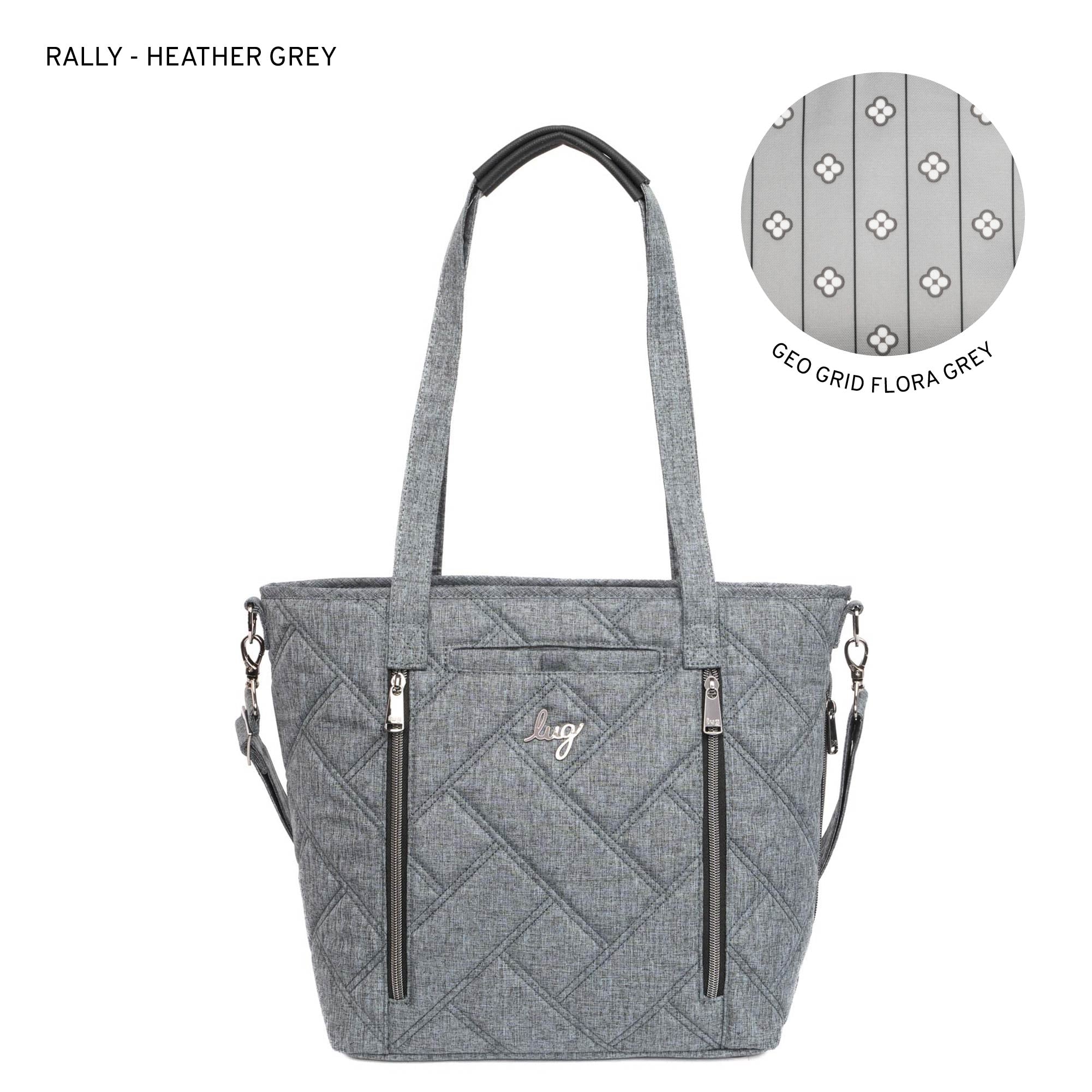 Rally Tote Bag - HEATHER GREY - Rally_HeatherGrey_LL
